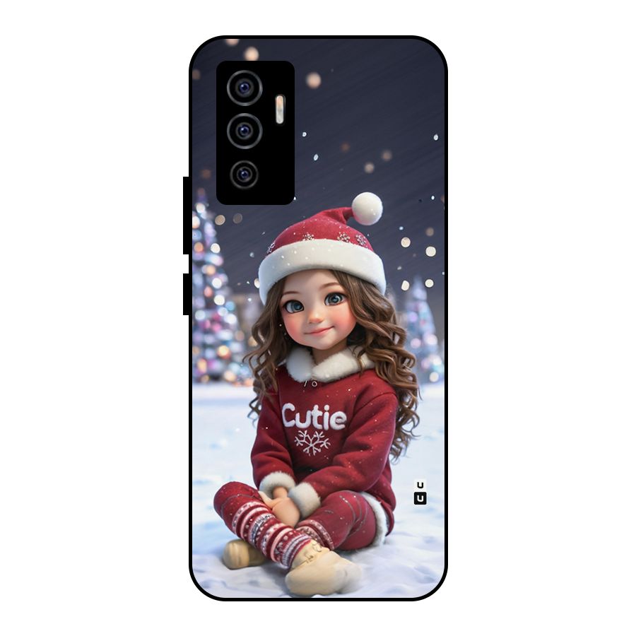 Girl In Snow Metal Back Case for Vivo V23e