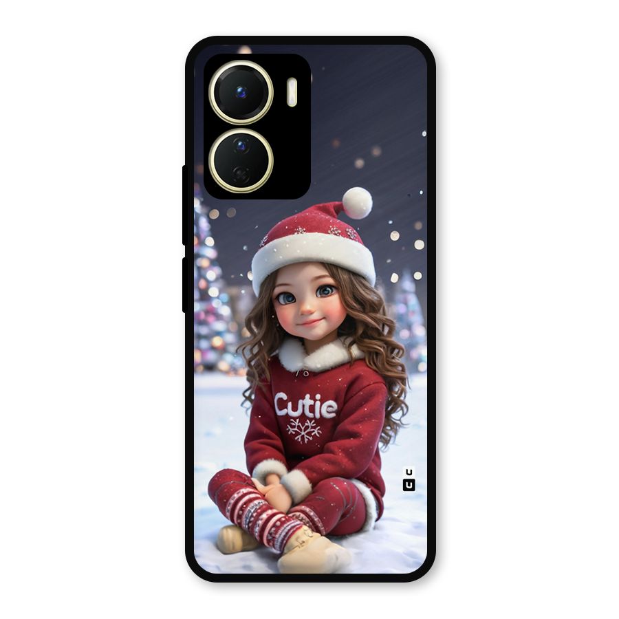 Girl In Snow Metal Back Case for Vivo Y16