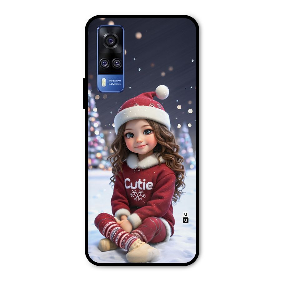 Girl In Snow Metal Back Case for Vivo Y51A