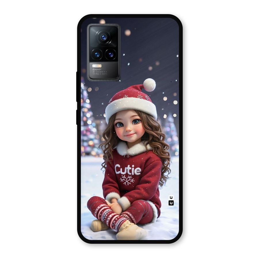 Girl In Snow Metal Back Case for Vivo Y73