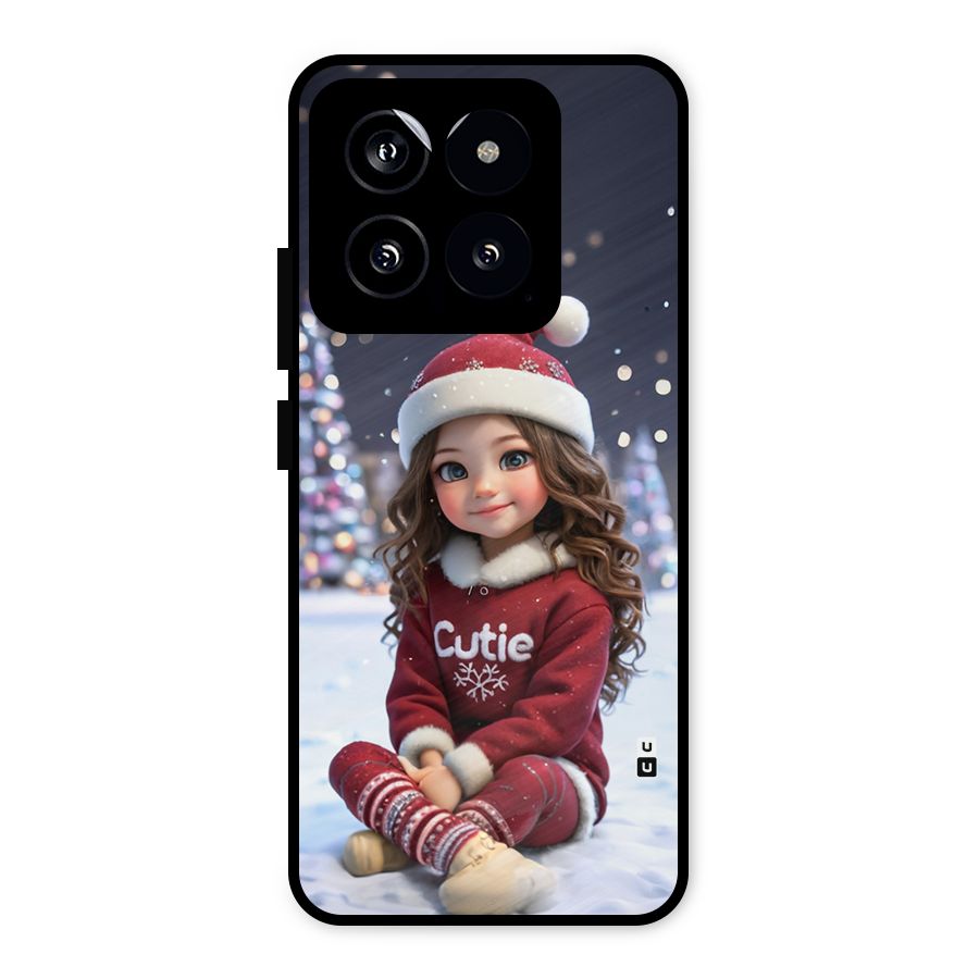 Girl In Snow Metal Back Case for Xiaomi 14