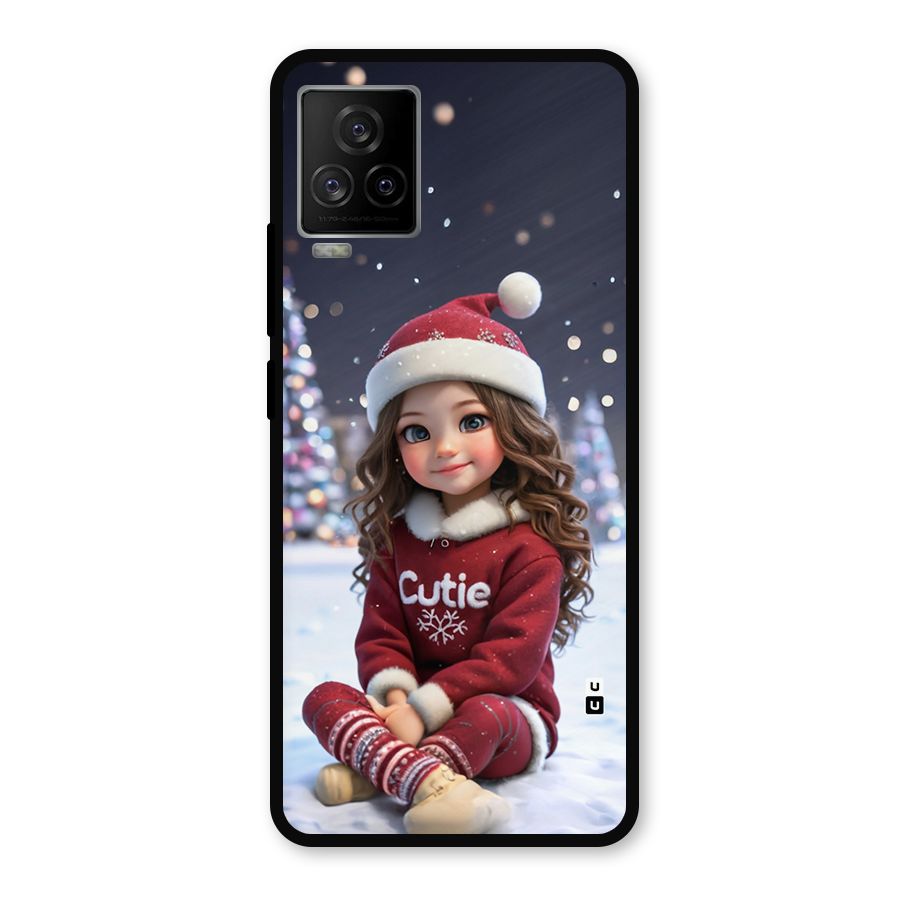 Girl In Snow Metal Back Case for iQOO 7 Legend 5G