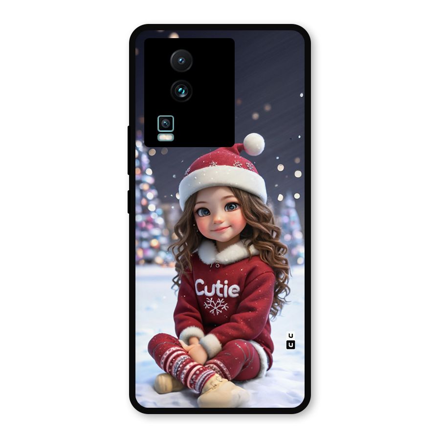 Girl In Snow Metal Back Case for iQOO Neo 7