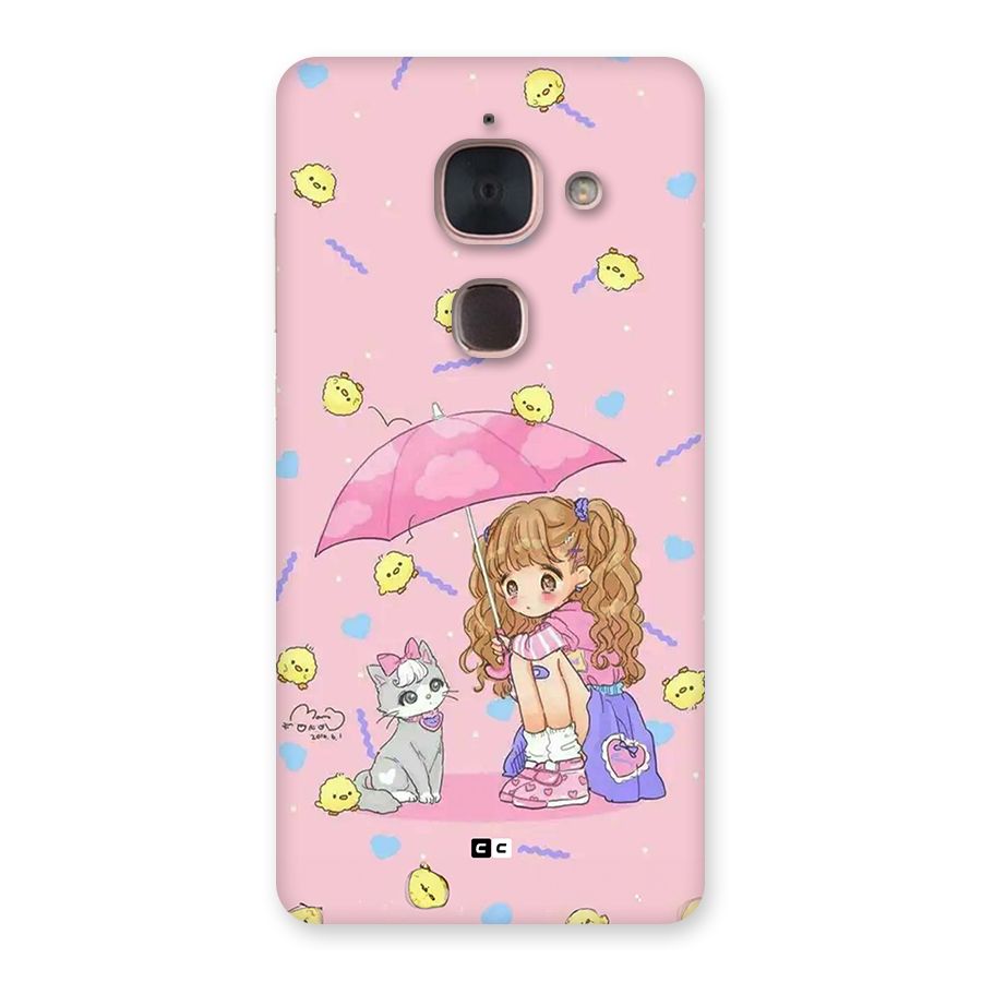 Girl With Cat Back Case for Le Max 2