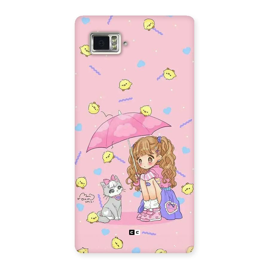 Girl With Cat Back Case for Lenovo Vibe Z2 Pro K920