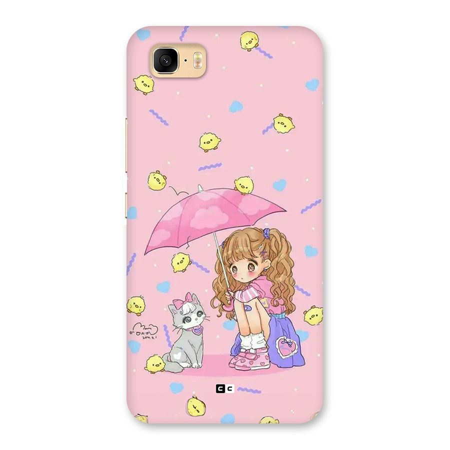 Girl With Cat Back Case for Zenfone 3s Max