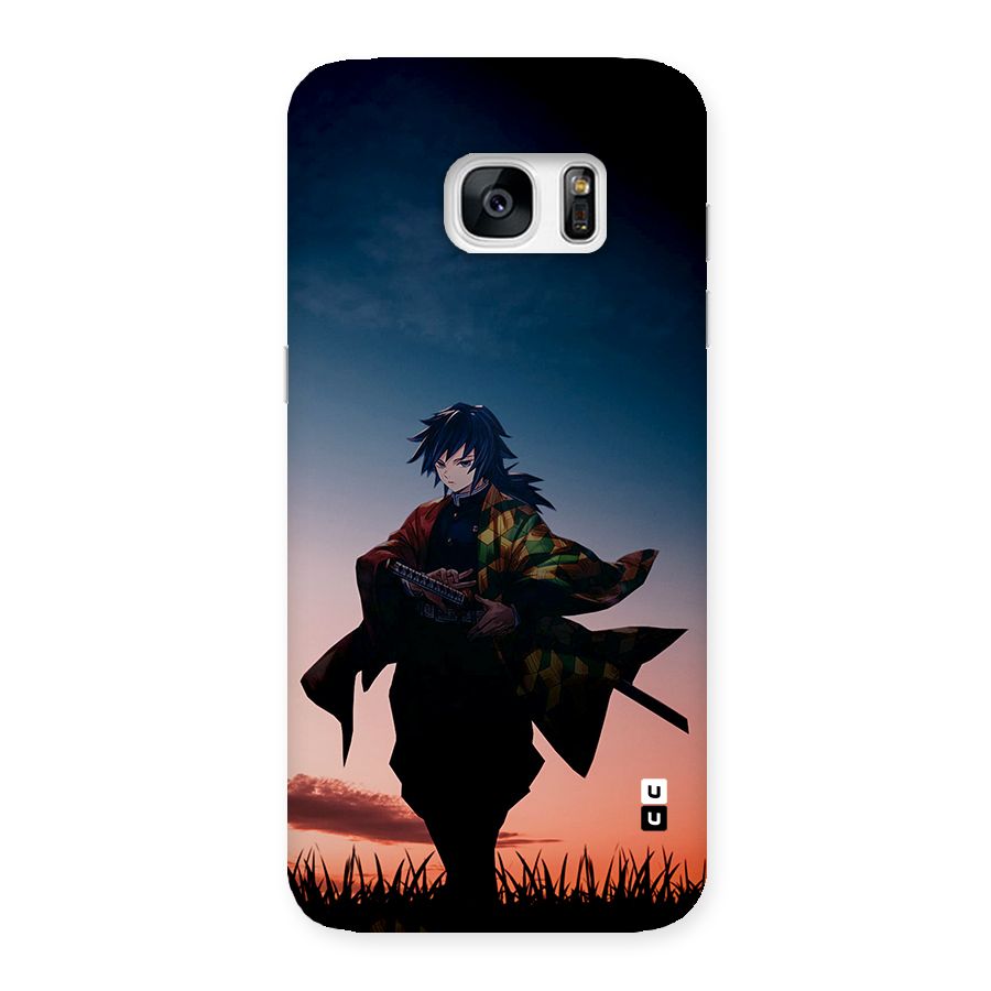 Giyu Tomioka Stance Back Case for Galaxy S7 Edge