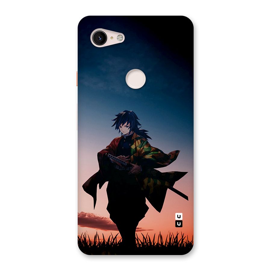 Giyu Tomioka Stance Back Case for Google Pixel 3 XL