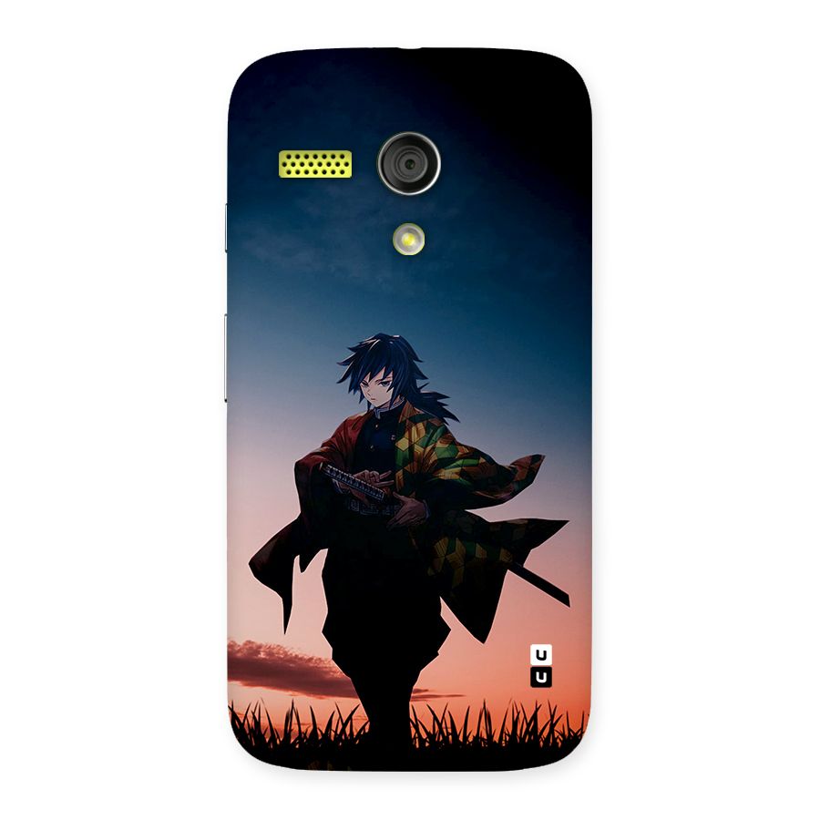 Giyu Tomioka Stance Back Case for Moto G