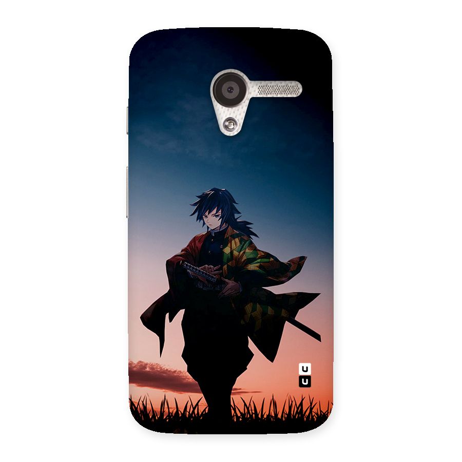 Giyu Tomioka Stance Back Case for Moto X