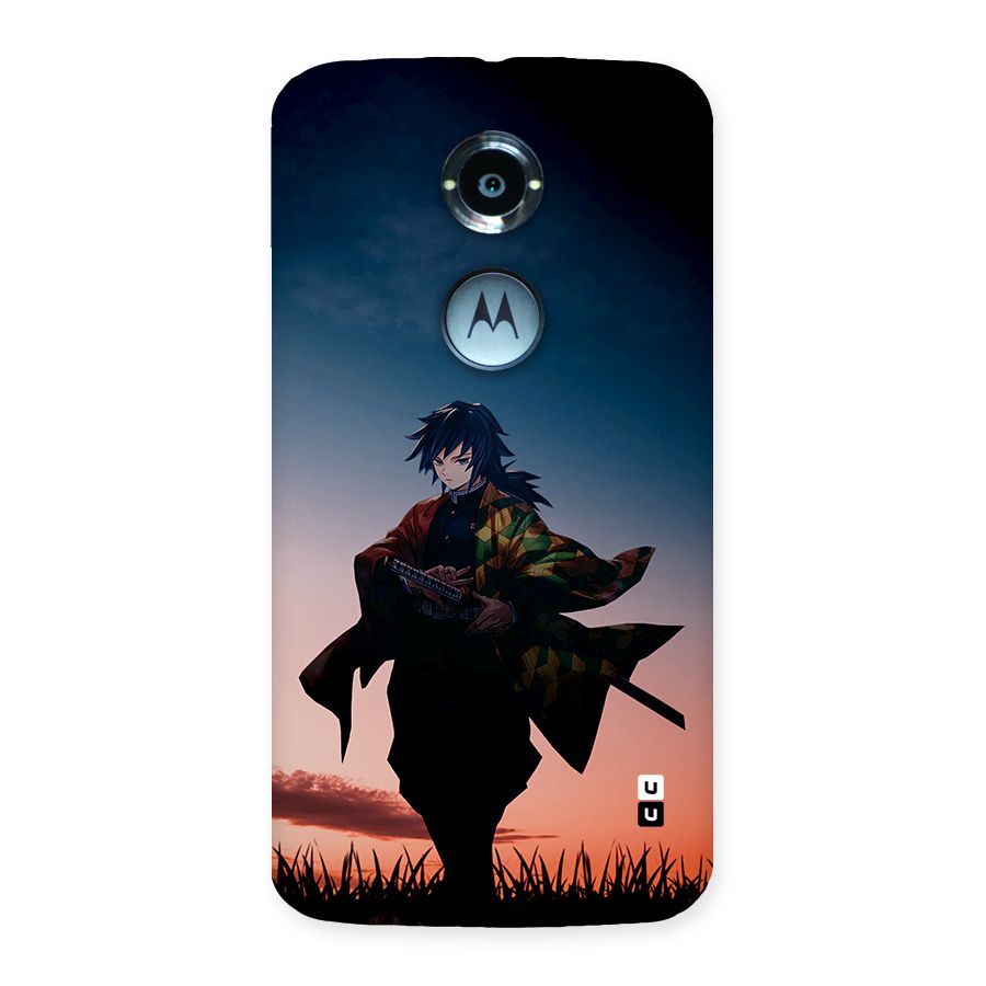 Giyu Tomioka Stance Back Case for Moto X2
