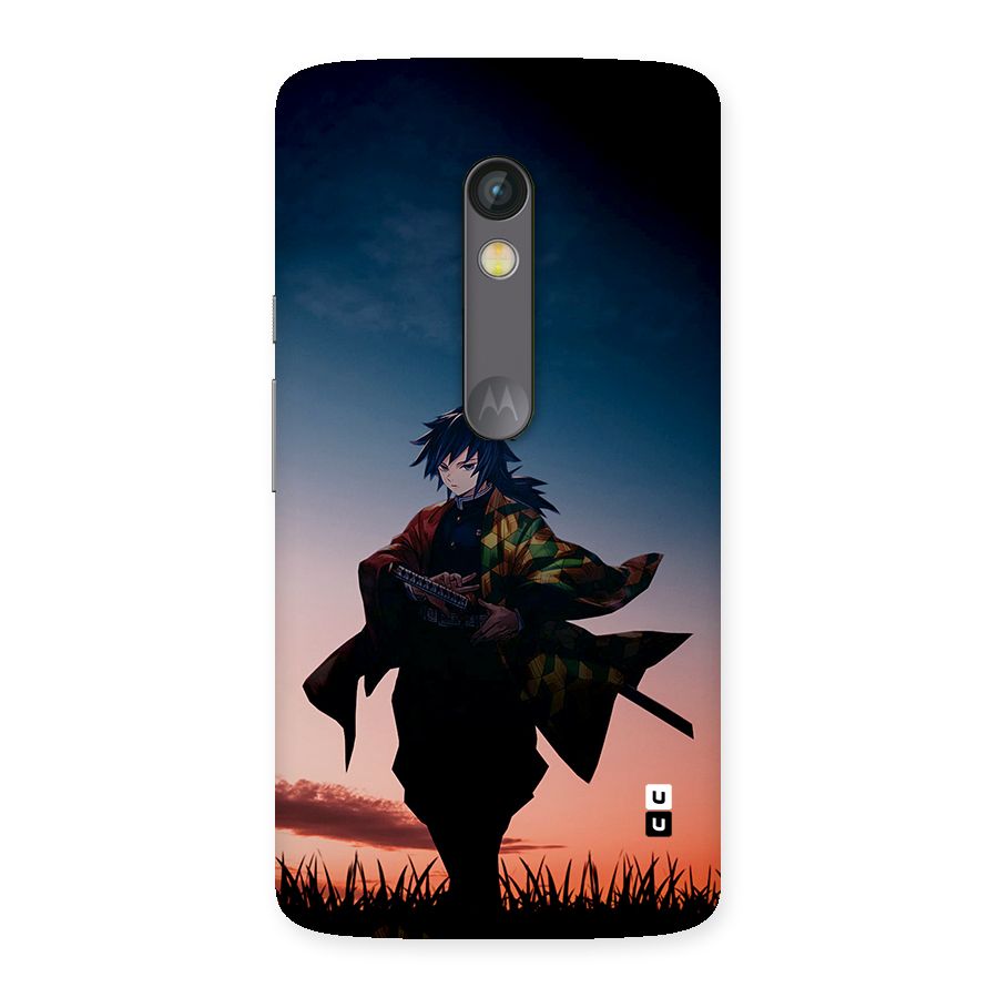Giyu Tomioka Stance Back Case for Moto X Play