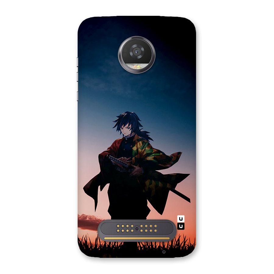Giyu Tomioka Stance Back Case for Moto Z2 Play