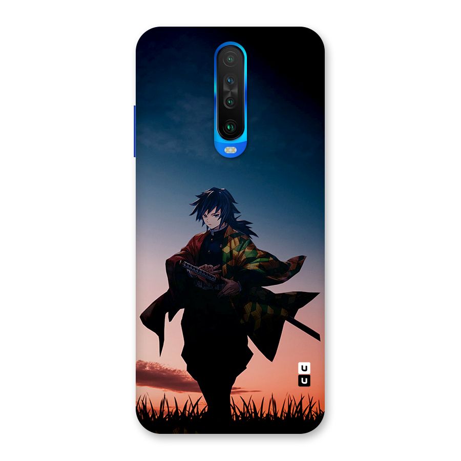 Giyu Tomioka Stance Back Case for Poco X2