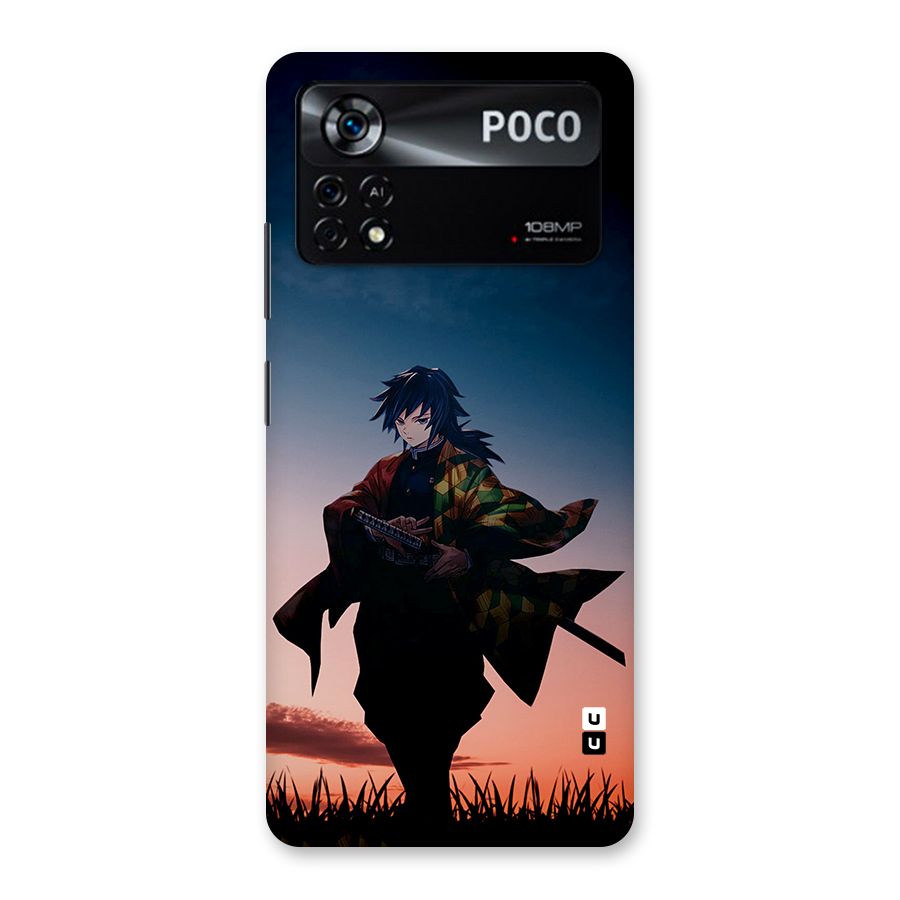 Giyu Tomioka Stance Back Case for Poco X4 Pro 5G