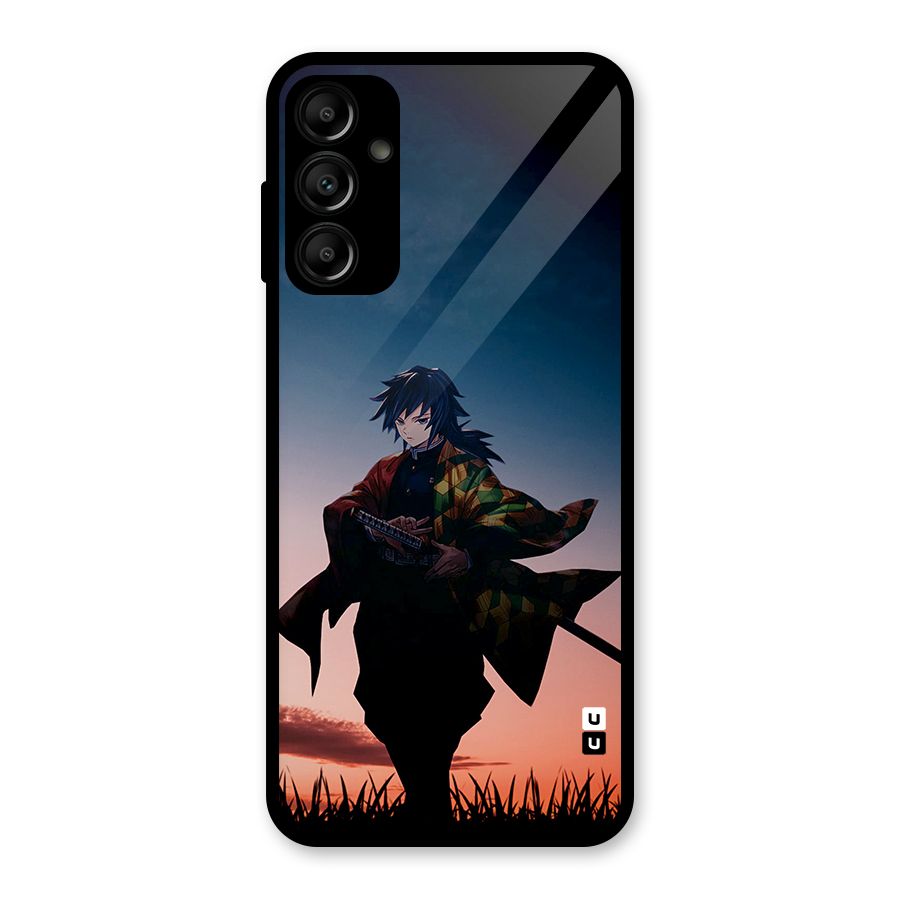 Giyu Tomioka Stance Glass Back Case for Galaxy A14 5G