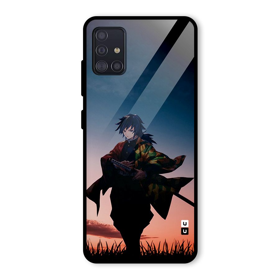 Giyu Tomioka Stance Glass Back Case for Galaxy A51