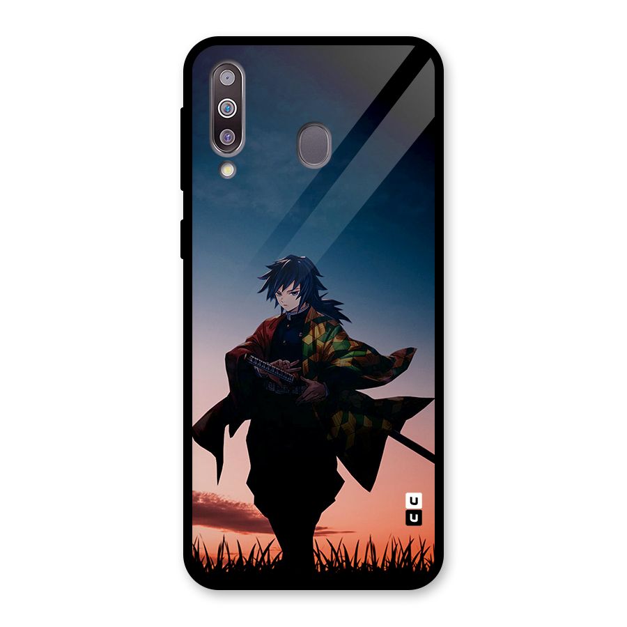 Giyu Tomioka Stance Glass Back Case for Galaxy M30