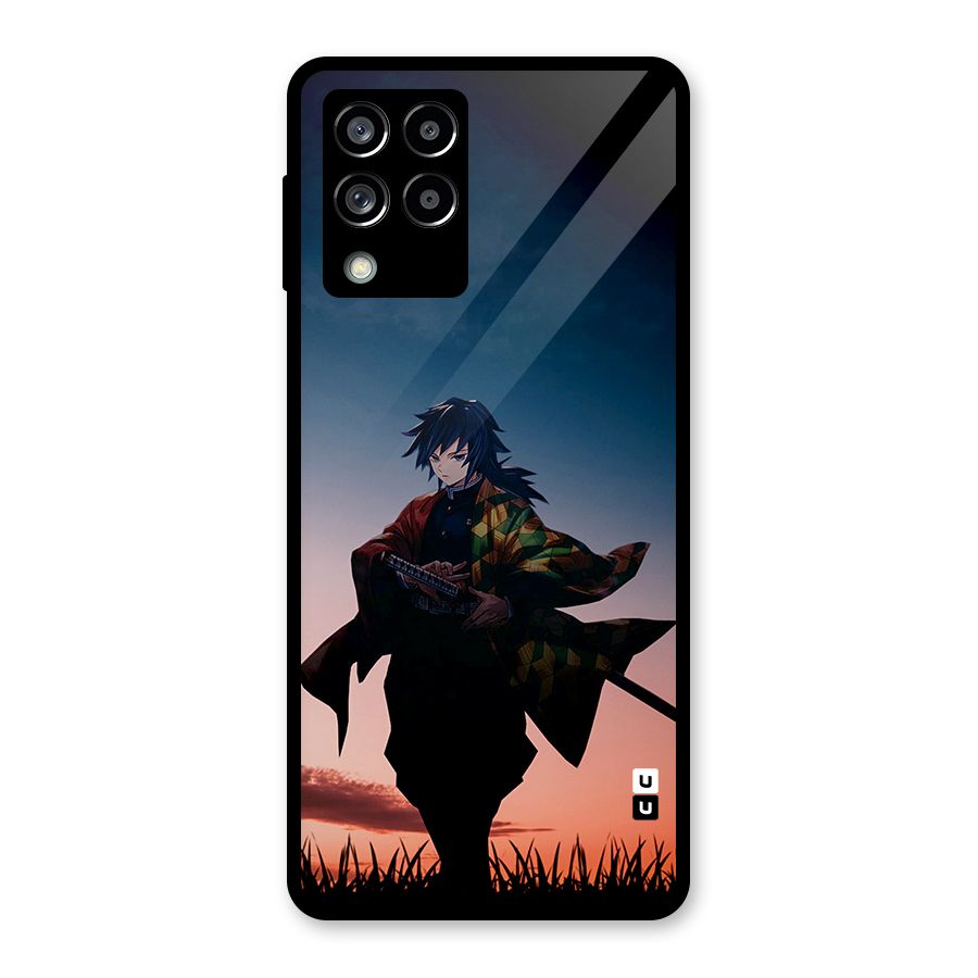 Giyu Tomioka Stance Glass Back Case for Galaxy M53 5G