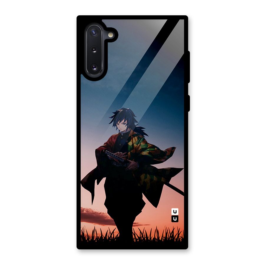 Giyu Tomioka Stance Glass Back Case for Galaxy Note 10