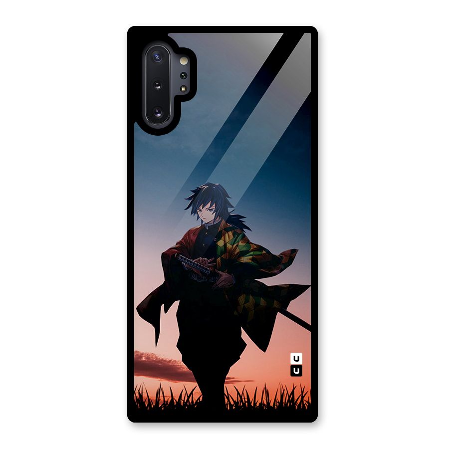 Giyu Tomioka Stance Glass Back Case for Galaxy Note 10 Plus