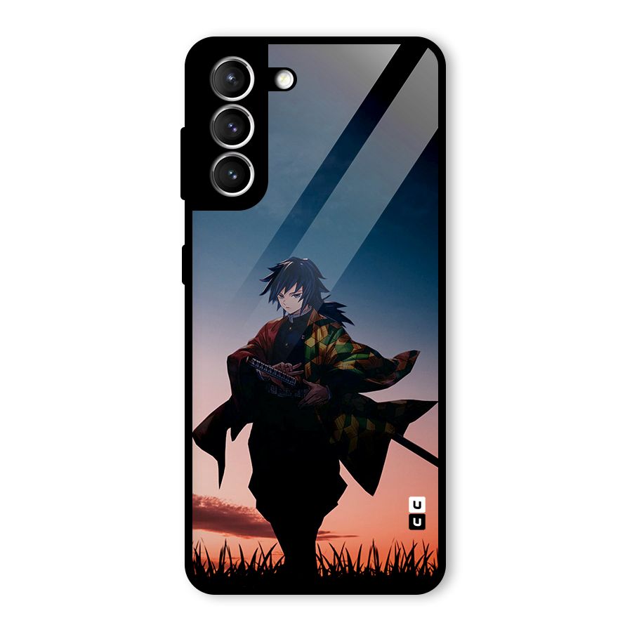 Giyu Tomioka Stance Glass Back Case for Galaxy S21 5G