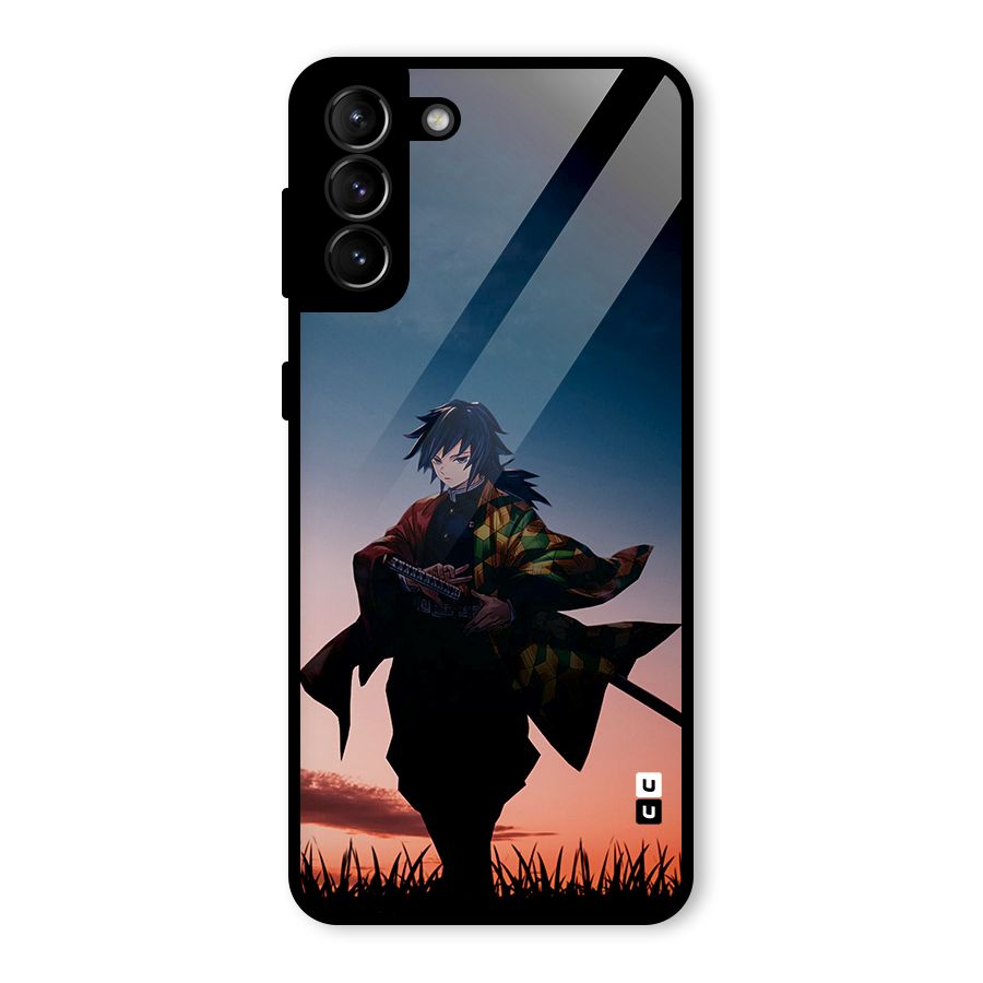 Giyu Tomioka Stance Glass Back Case for Galaxy S21 Plus