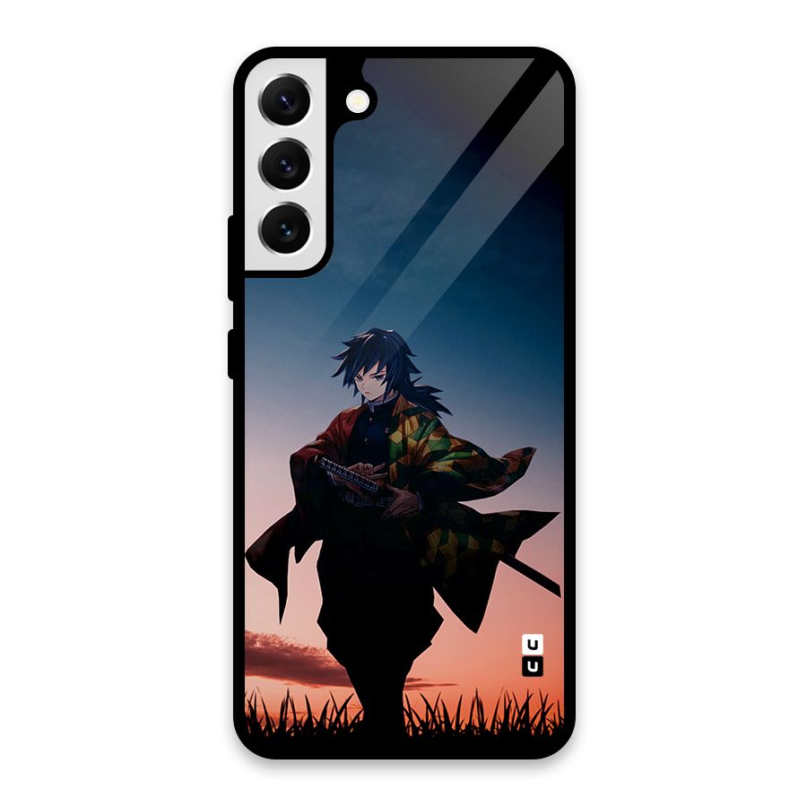 Giyu Tomioka Stance Glass Back Case for Galaxy S22 Plus 5G
