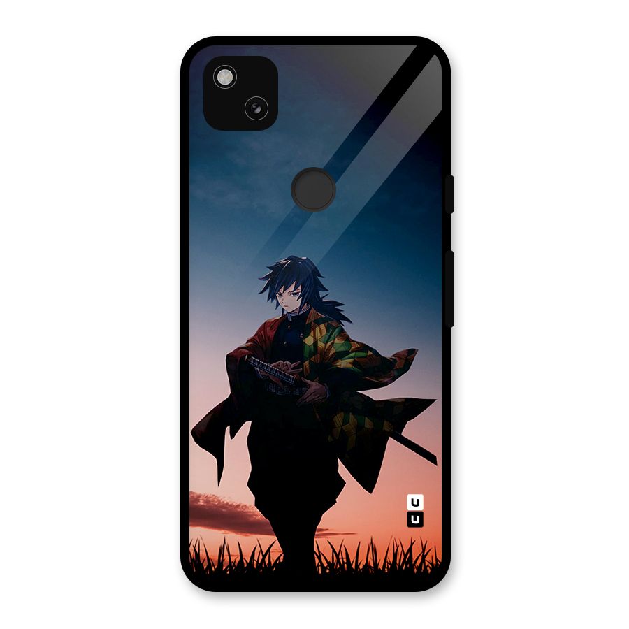 Giyu Tomioka Stance Glass Back Case for Google Pixel 4a