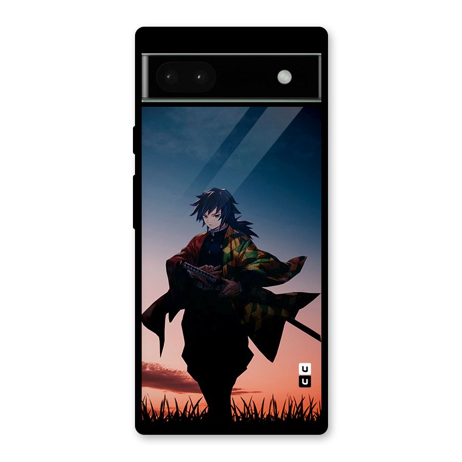 Giyu Tomioka Stance Glass Back Case for Google Pixel 6a
