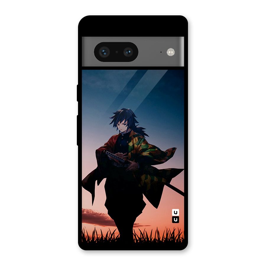 Giyu Tomioka Stance Glass Back Case for Google Pixel 7