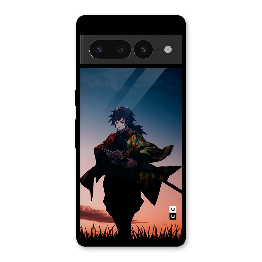 Giyu Tomioka Stance Glass Back Case for Google Pixel 7 Pro