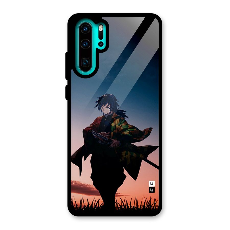 Giyu Tomioka Stance Glass Back Case for Huawei P30 Pro