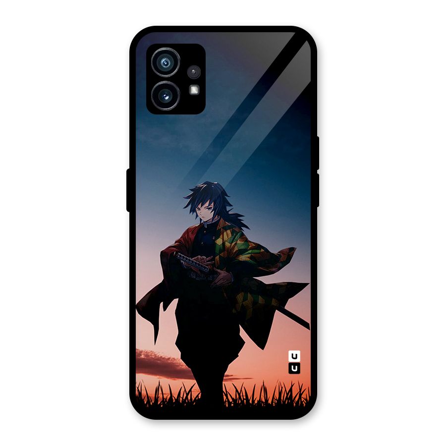 Giyu Tomioka Stance Glass Back Case for Nothing Phone 1
