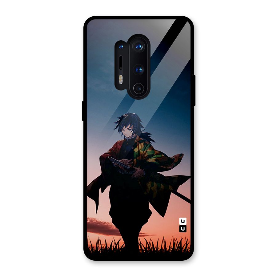 Giyu Tomioka Stance Glass Back Case for OnePlus 8 Pro