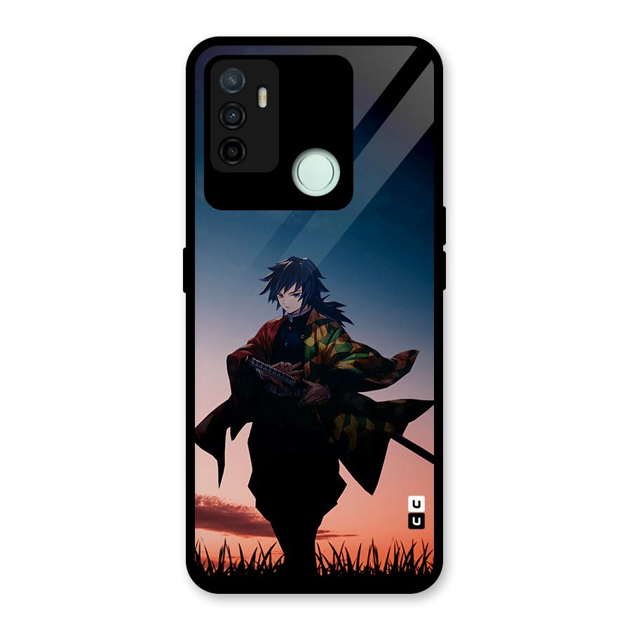 Giyu Tomioka Stance Glass Back Case for Oppo A53