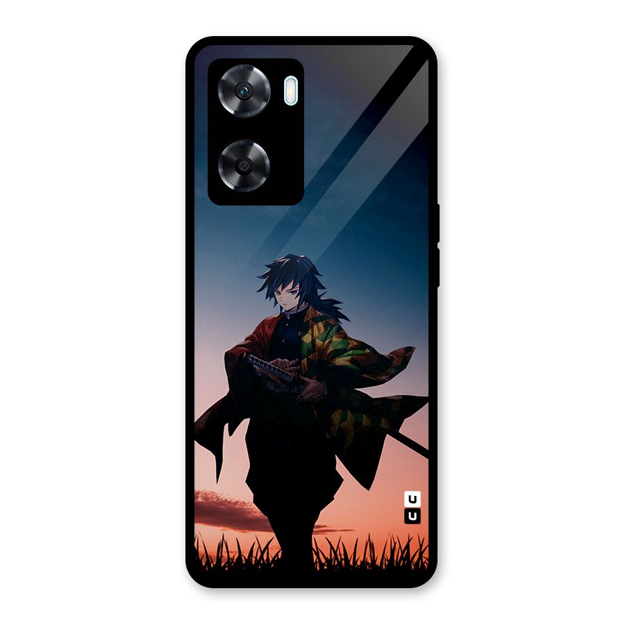 Giyu Tomioka Stance Glass Back Case for Oppo A77