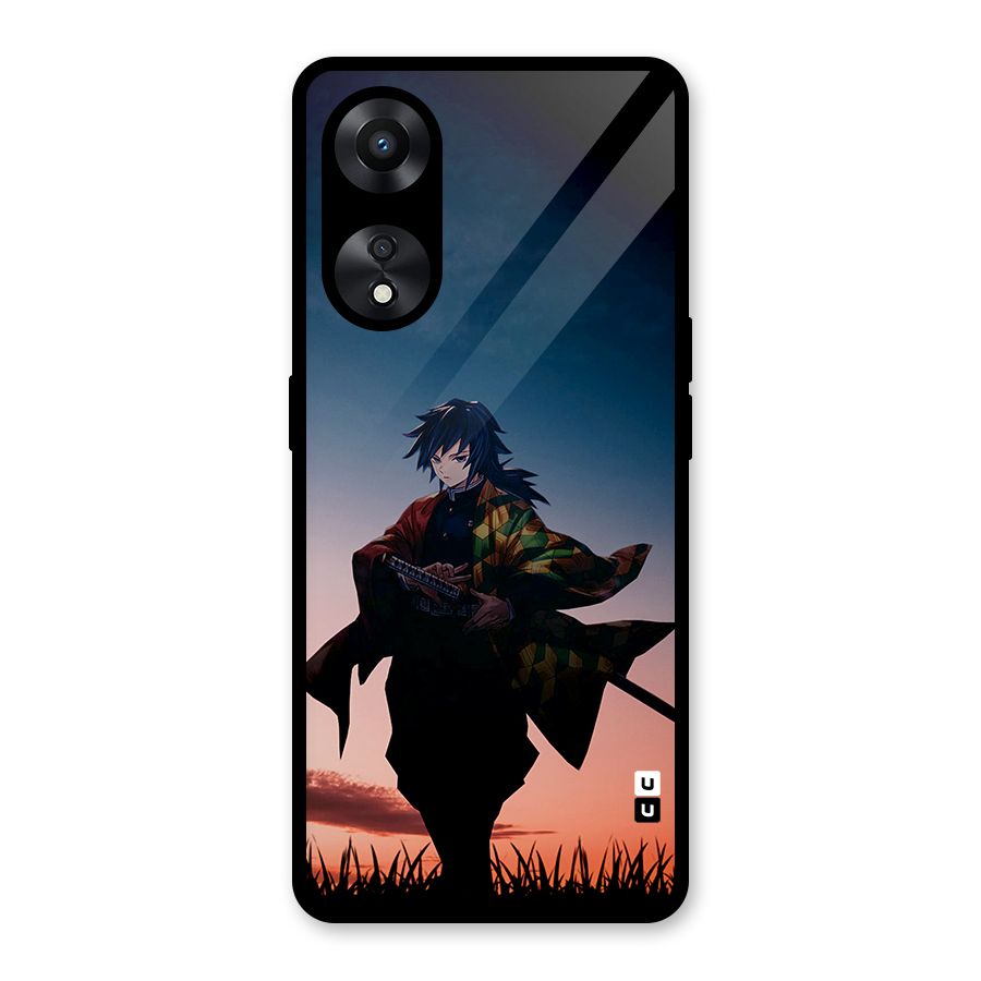 Giyu Tomioka Stance Glass Back Case for Oppo A78