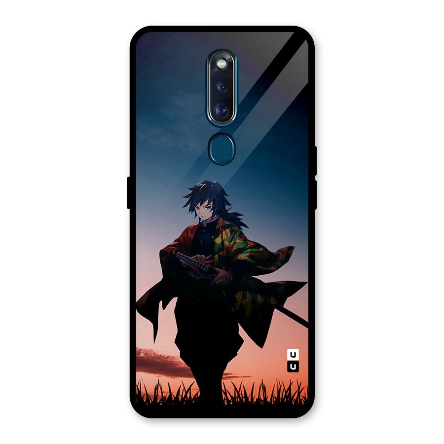 Giyu Tomioka Stance Glass Back Case for Oppo F11 Pro