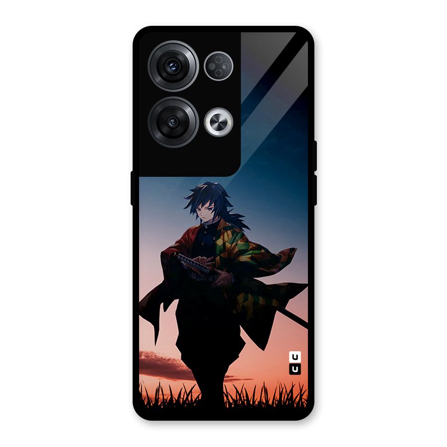 Giyu Tomioka Stance Glass Back Case for Oppo Reno8 Pro 5G