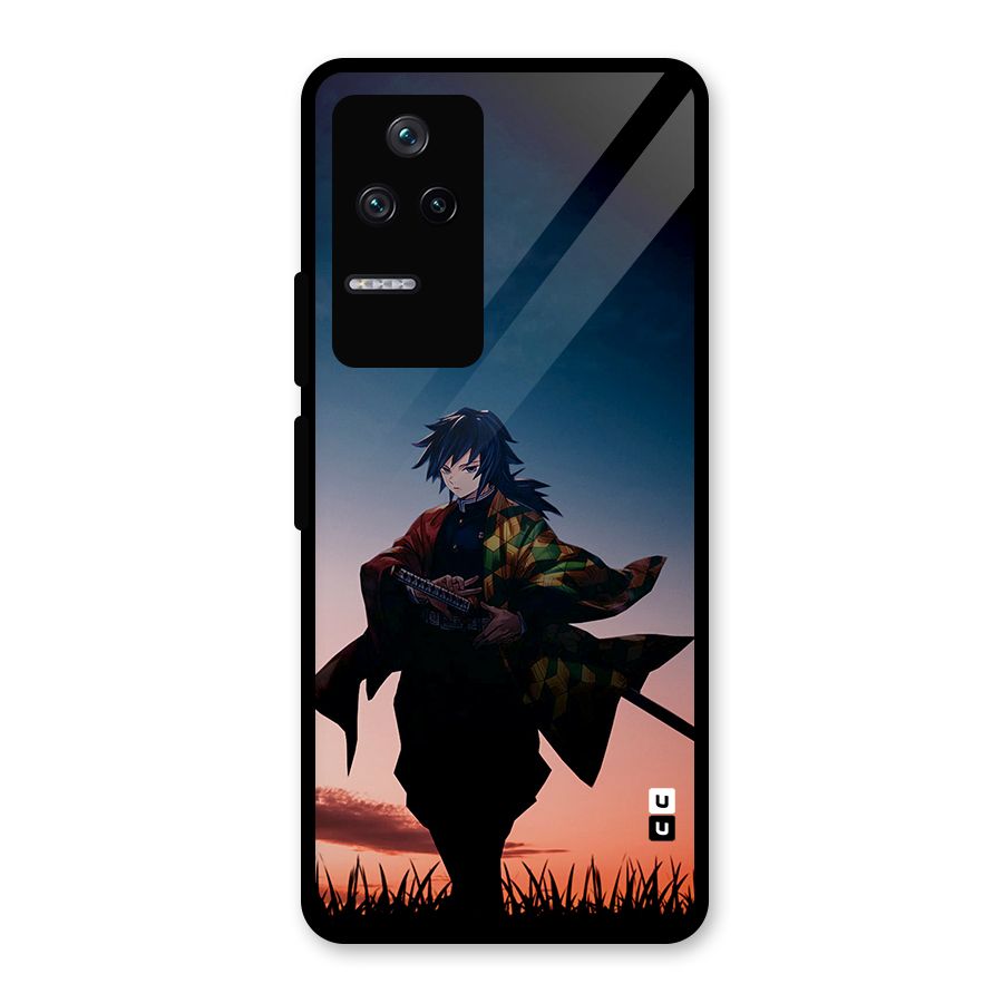 Giyu Tomioka Stance Glass Back Case for Poco F4 5G