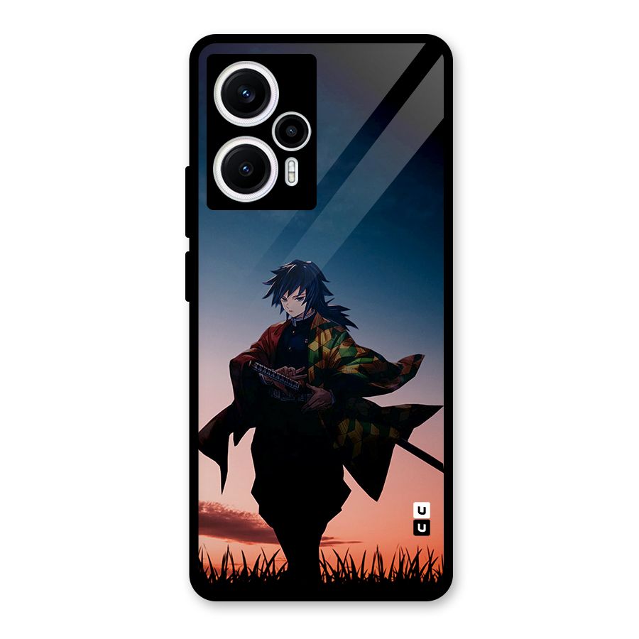 Giyu Tomioka Stance Glass Back Case for Poco F5