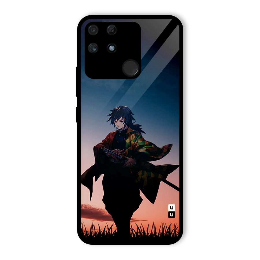 Giyu Tomioka Stance Glass Back Case for Realme Narzo 50A