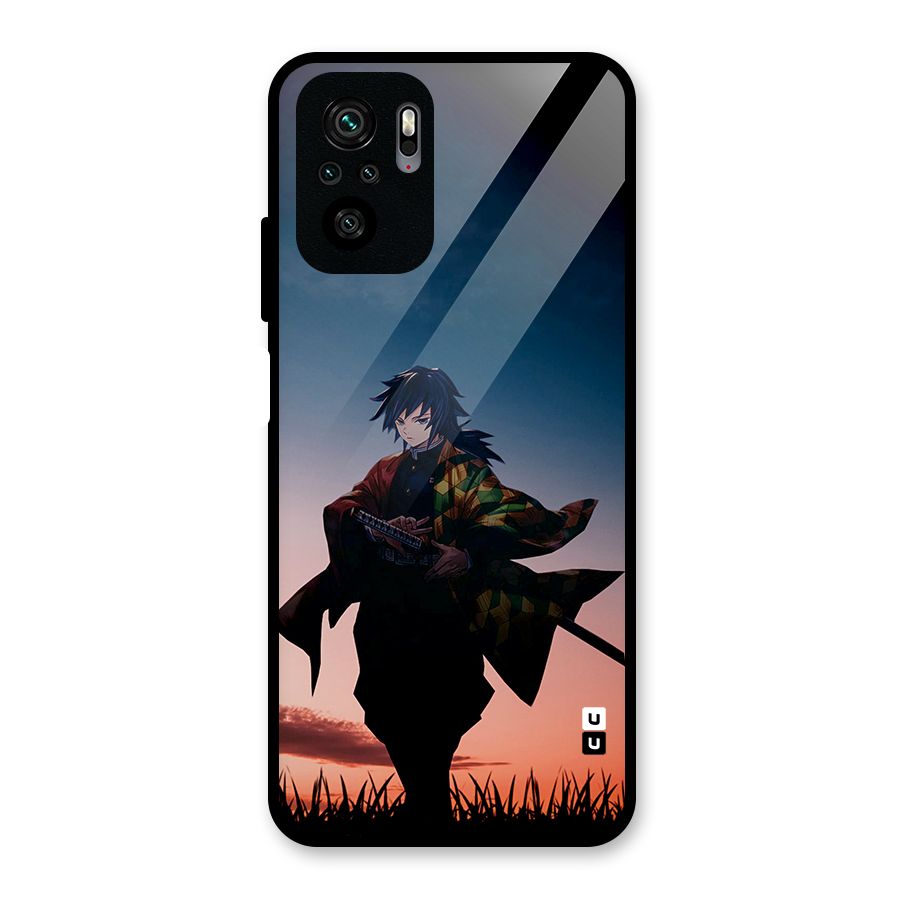 Giyu Tomioka Stance Glass Back Case for Redmi Note 10S