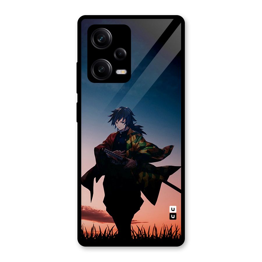 Giyu Tomioka Stance Glass Back Case for Redmi Note 12 Pro