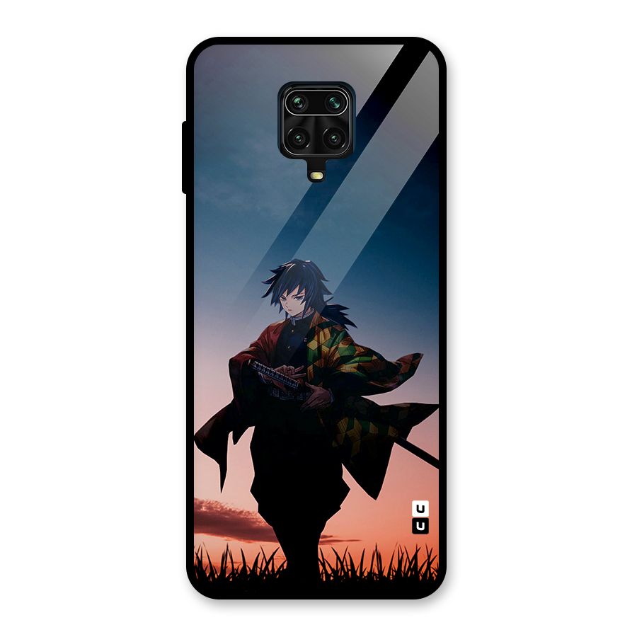 Giyu Tomioka Stance Glass Back Case for Redmi Note 9 Pro