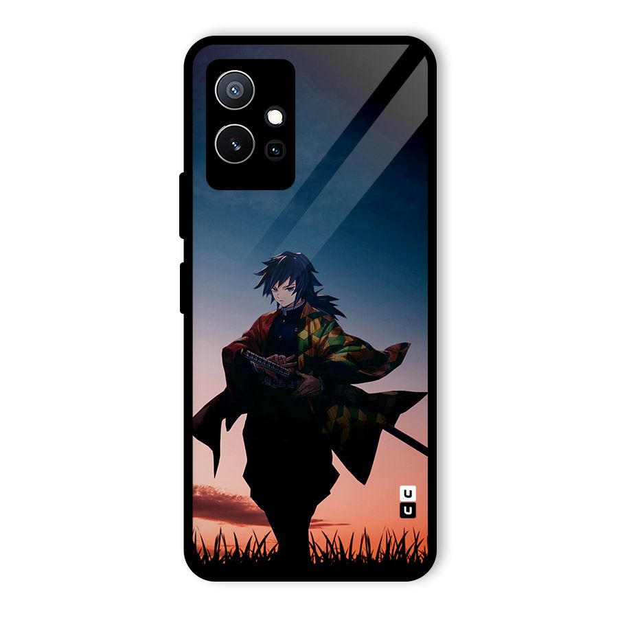Giyu Tomioka Stance Glass Back Case for Vivo T1 5G