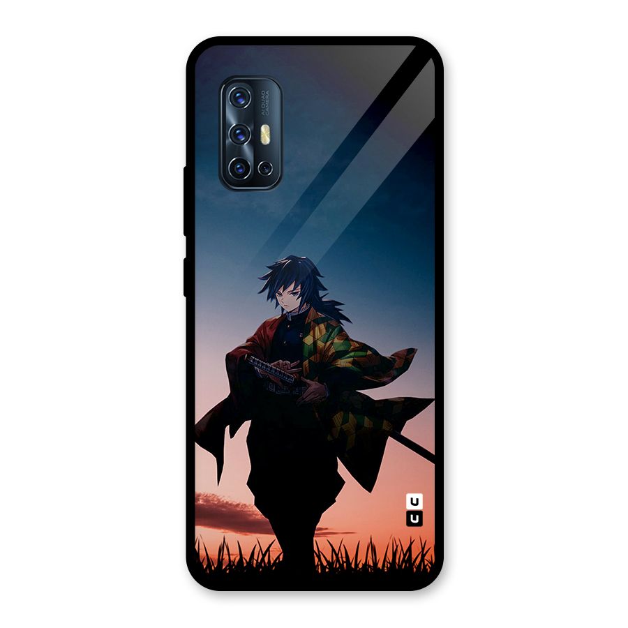 Giyu Tomioka Stance Glass Back Case for Vivo V17