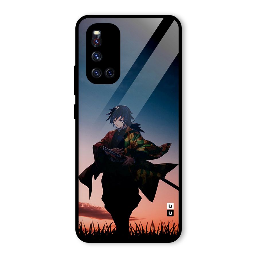 Giyu Tomioka Stance Glass Back Case for Vivo V19