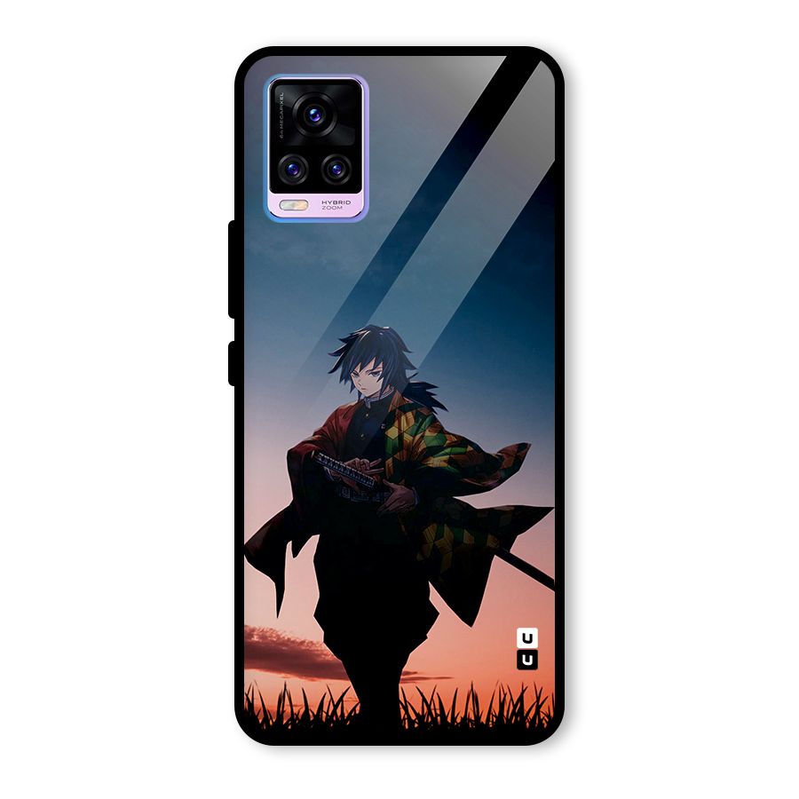 Giyu Tomioka Stance Glass Back Case for Vivo V20 Pro